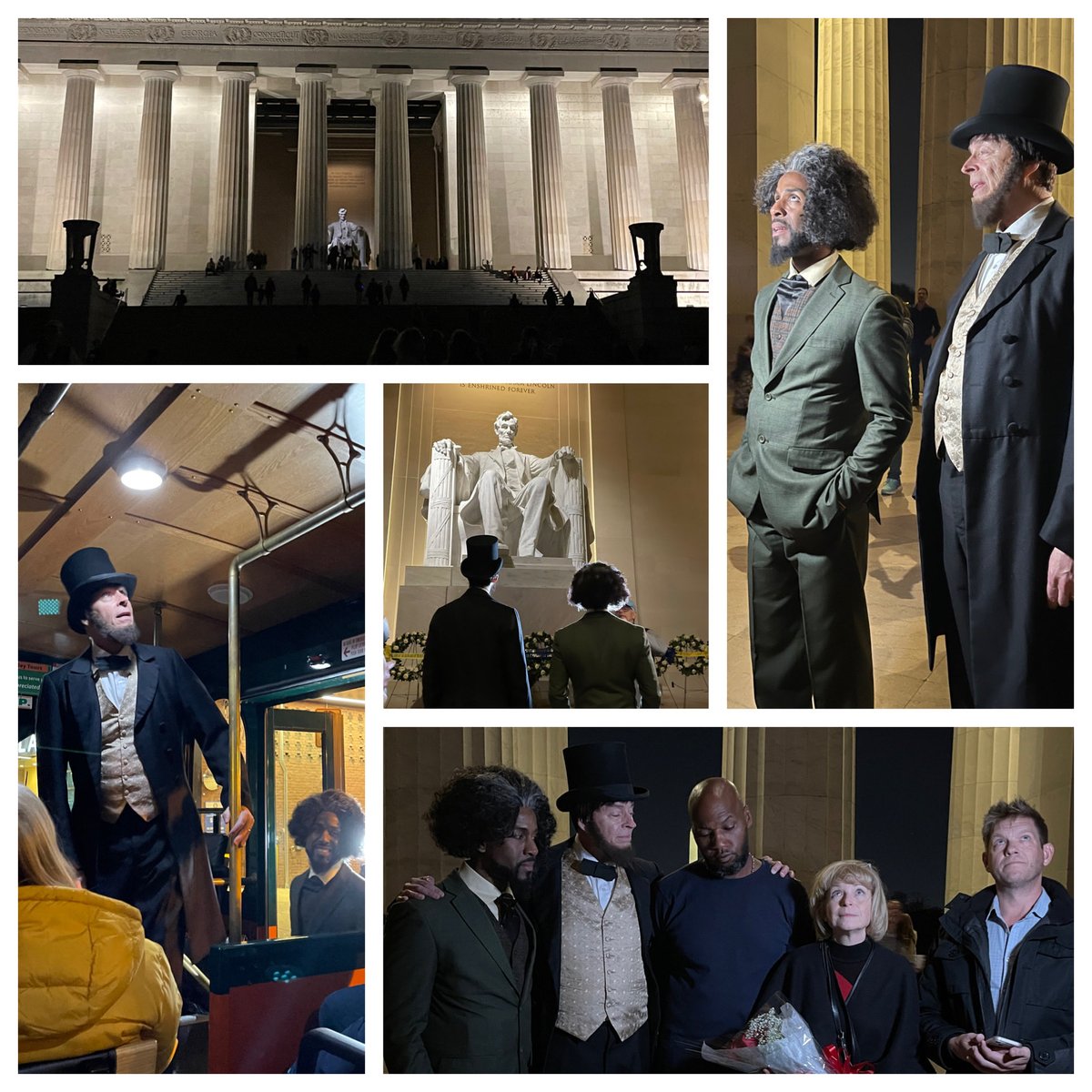 Memorable evening at Lincoln Memorial ⁦@JPEK1980⁩ ⁦<a href="/maxheight/">Jeffrey Atherton</a>⁩ ⁦<a href="/CedThePoet/">Cedric Hameed</a>⁩ ⁦<a href="/duda_beth/">Beth Duda</a>⁩ ⁦<a href="/BTollefsonTPF/">Ben Tollefson</a>⁩ ⁦<a href="/ThePattersonFdn/">The Patterson Foundation</a>⁩
