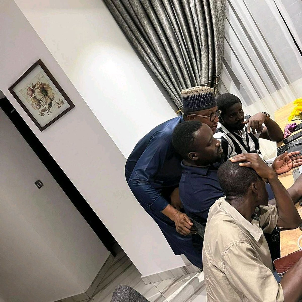 gist24gh's tweet photo. [PHOTOS]+ @sadiqabdulaiabu filling his nomination forms to contest for the Okaikoi Central Constituency Parliamentary Position ahead of the NDC Primaries.

#babasadiq4okc

Credit:@ghhyper1 https://t.co/13ePfDNshM