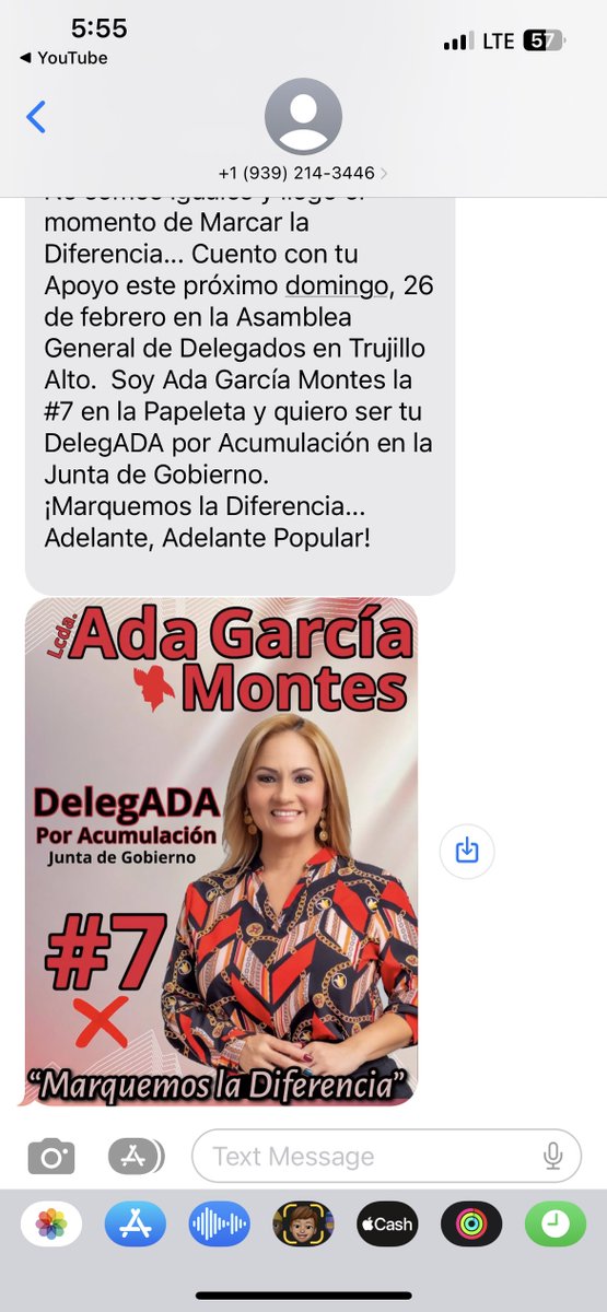 En serio, <a href="/clarotodo/">Claro Puerto Rico</a>? Anuncios políticos por mensaje de texto?! <a href="/AdaSenadora/">Ada Garcia Montes Senadora</a>