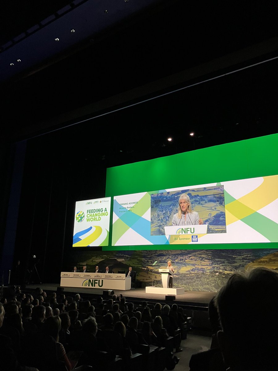 RaynerIzzy's tweet image. #NFU23 was very exciting, with a range of panels from across: political parties, industry bodies, scientists, and of course farm sectors. 

An over arching message I heard was by @ashamirahmadi ‘Farmers are Leaders’ in #climatechange #foodsecurity #NetZero #diversification