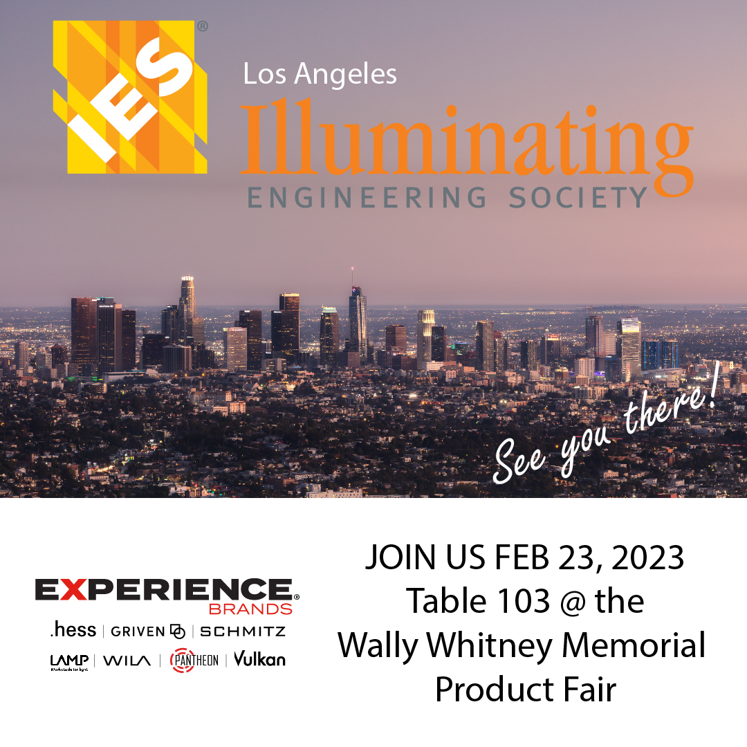 We're headed to LA!!
Come see Hess, Griven, and Wila at Table 103 for the IESLA Wally Whitney Memorial Product Fair