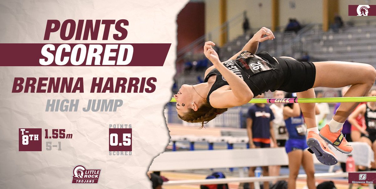 POINTS SCORED

Jayden Gilbert, Ragen Hodge and Brenna Harris rack up a combined 9.5 points for the Trojans in the high jump!

#LittleRocksTeam ⚔️ | #OVCit