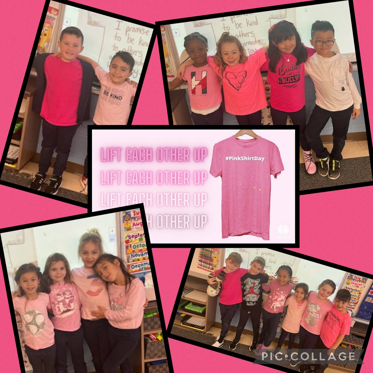 Today our students wore Pink to lift each other up to stop bullying and create a world where everyone feels valued and respected.