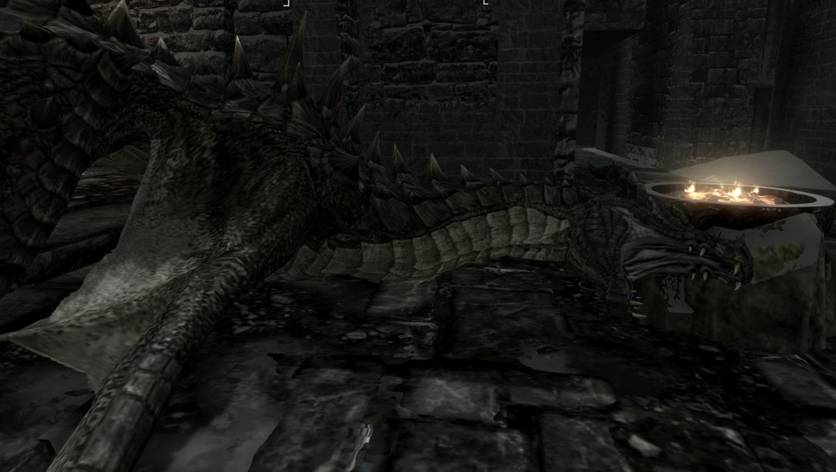 Playing Skyrim for the first time and I killed a dragon then fast traveled to Windhelm and then a dragon carcass fell from the sky. Now there's just a dead Dragon in the middle of the courtyard of the Palace of Kings in Windhelm, and they keep moving around.