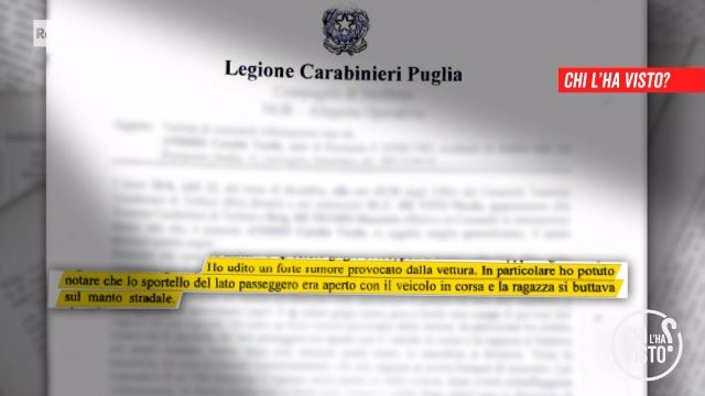Claudia De Chirico si è davvero tolta la vita? “Non è caduta dall’auto, l’ha buttata lui”. Il benzinaio smentisce a #chilhavisto la testimonianza verbalizzata. Ore dopo il corpo trovato a #Terlizzi (#Bari) con 36 ferite e un cavetto intorno al collo. 

→bit.ly/3XdEsjX