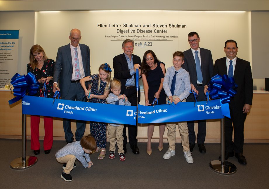 I had the honor of speaking and attending the Ellen Leifer Shulman and Steven Shulman Digestive Disease Center ribbon cutting on Monday. Thank you to the Shulman family for your generous gift and for the advancements we will be able to make because of it.