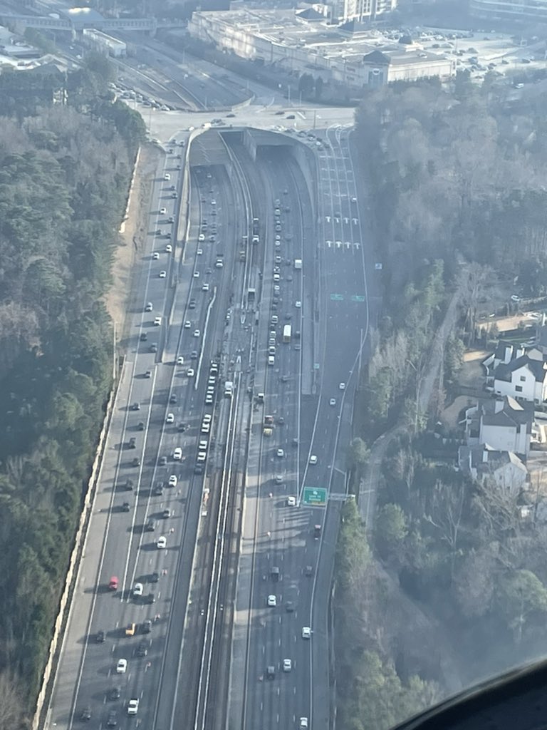 Hopefully the left lane closures on GA-400 each way at Lenox (Exit 2) will be gone soon, as the MARTA Red Line track replacement ends tonight. #ATLtraffic rough for a couple miles each way.