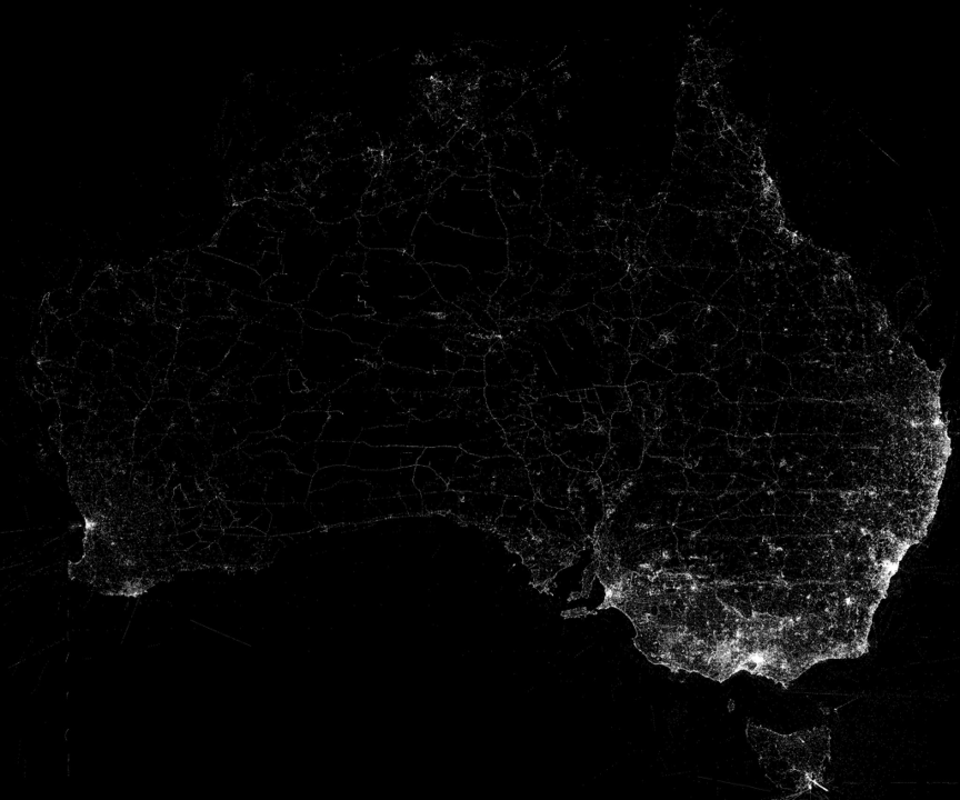 shobird's tweet photo. Beautiful like a constellation. But what does this map show? Take a moment to guess and then the answer in the thread 🧵 https://t.co/PwKZIot7ky