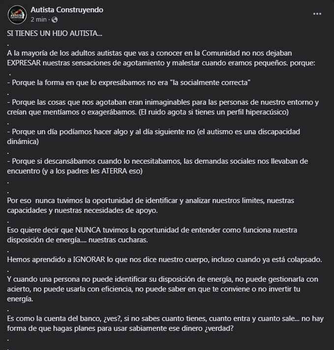 AutistConstruct's tweet photo. 🧵 2/3
Sobre el #AutiCuidado y las #Cucharas 
#SoyAutista
.
Las imágenes contienen textos muy largos para la DI de TW, para una versión accesible para lectores de texto puedes ir al siguiente enlace: https://t.co/THgQhzB64H https://t.co/IvlEr0XNC6