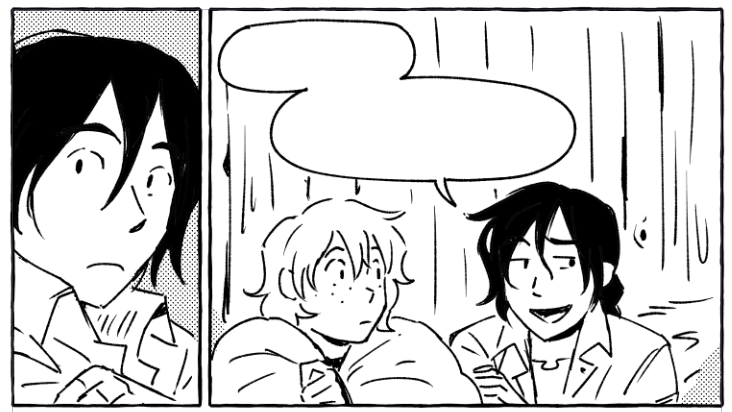 page 21 update for ko-fi subscribers! more sitting and talking.... 🫥 