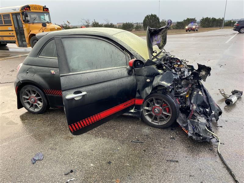 Syng_Stripetail's tweet photo. My spicy jellybean has been murdered by an inattentive driver.  She sacrificed her life and saved me in an early morning high-speed collision where another driver failed to yield.

I hobbled out of the car and escaped a few seconds after impact with no broken anything. https://t.co/spd7iSGXst