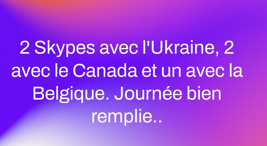 SergueiJirnov's tweet photo. Journée bien remplie https://t.co/19q4LkICSn