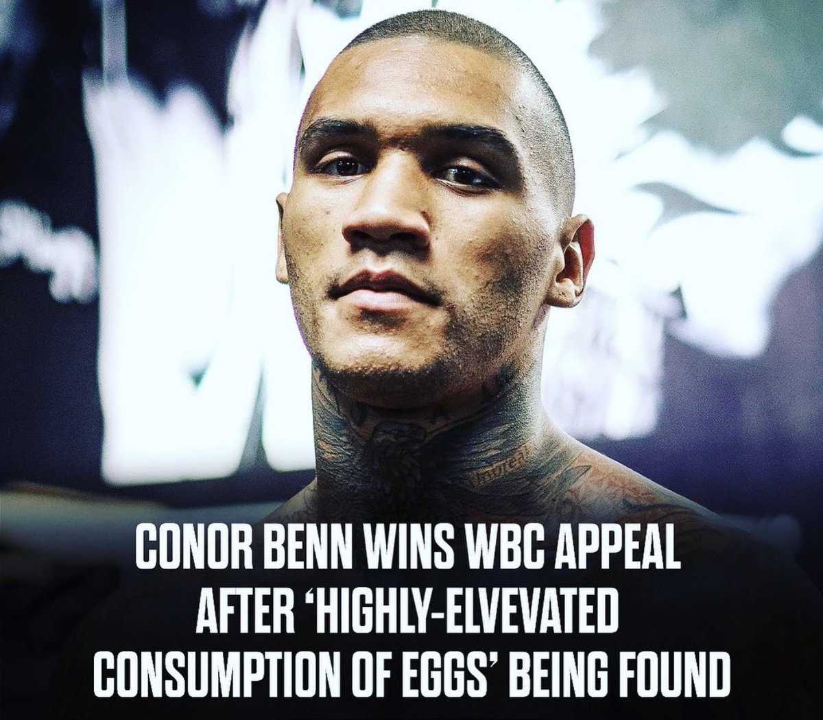 Money talks and Boxing is now tainted as a sport,  you can cheat fail TWO tests and it doesn’t matter because you can afford expensive lawyers who can come out with some bullshit about eating eggs?