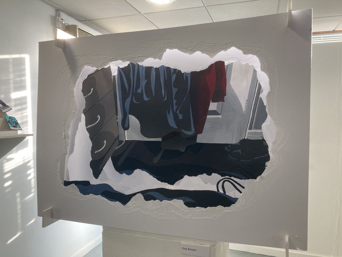 StaffsFoundatio's tweet photo. We’ll done to the Art Foundation students @staffsuni_dta @ArtDesignStaff1 for putting on their first exhibition of their work, well done! Pop down to the Uni Cube in Flaxman Building and take a look, finishes 24th Feb. https://t.co/as4USxYs33