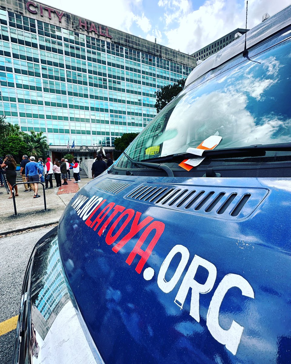 Chris Granger (@chris_granger) on Twitter photo The nolatoya.org van that delivered the signed petitions to recall Mayor LaToya Cantrell literally just got a parking ticket while stopped in front of City Hall. 📸 Chris Granger #NewOrleans #politics #louisiana <a href="/NoLaToyaRecall/">NoLaToya.org</a> The nolatoya.org van that delivered the signed petitions to recall Mayor LaToya Cantrell literally just got a parking ticket while stopped in front of City Hall. 📸 Chris Granger #NewOrleans #politics #louisiana <a href="/NoLaToyaRecall/">NoLaToya.org</a>