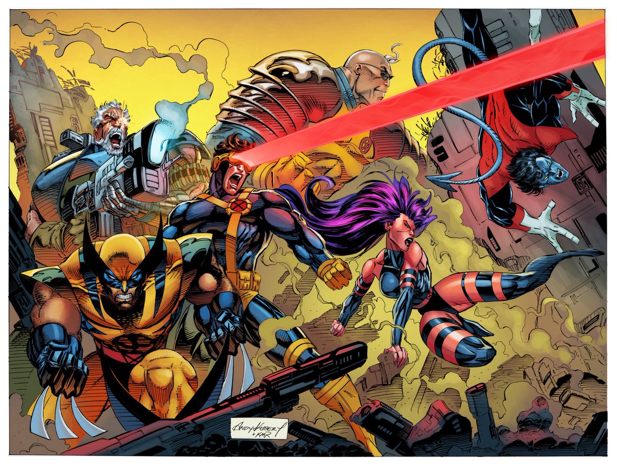 Not gonna lie. This piece is from 30 years ago, and it still slaps. #AndyKubert has to be one of the greatest artists to ever grace the pages of the franchise. #XMen #60thAnniversary #MarvelComics