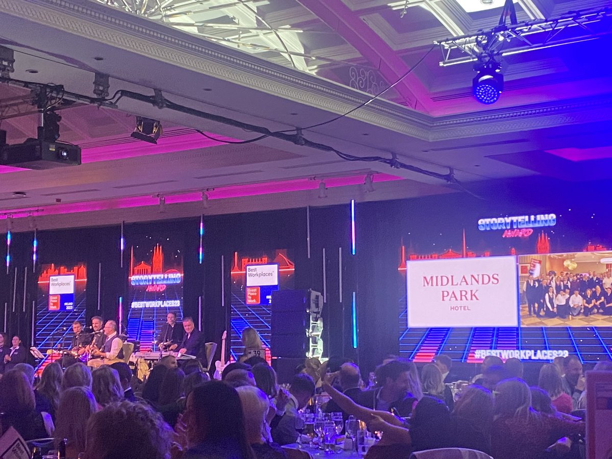 Huge congrats to <a href="/MidlandsPark/">Midlands Park Hotel</a> hotel for picking up the Storytelling Award at the <a href="/GPTW_Ireland/">Great Place To Work Ireland</a> Best Workplaces Awards. A valued participant of the <a href="/Failte_Ireland/">Fáilte Ireland</a> Employer Excellence Programme. Congratulations 🎉