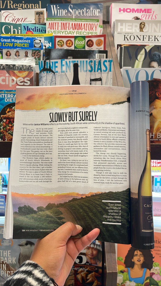 Nothing quite like holding the thing you wrote in your own hands. Check out my latest, in <a href="/WineEnthusiast/">WineEnthusiast</a>