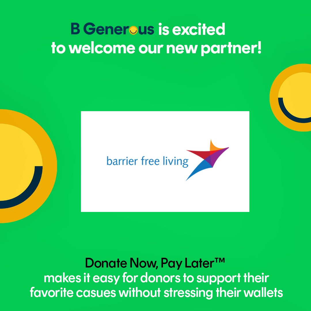 Please visit @BarrierFreeL to learn more about their mission. #letsbegenerous #letsbgenerous #donationsneeded #donatenowpaylater