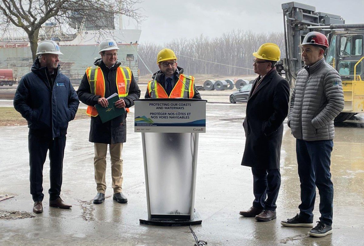 Transport_gc's tweet photo. Today, Minister Alghabra announced the launch of the Ballast Water Innovation Program, which will play an important role in further reducing the spread of aquatic invasive species in the Great Lakes and St. Lawrence River region. More info:
https://t.co/y2DMRcOnbL https://t.co/tQwd06Left
