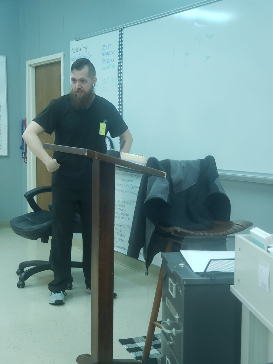 A huge thank you to David Gann, PTA for coming and talking to my class today about body mechanics and how they apply in the field of Healthcare.  You really made our Safety chapter come to life!