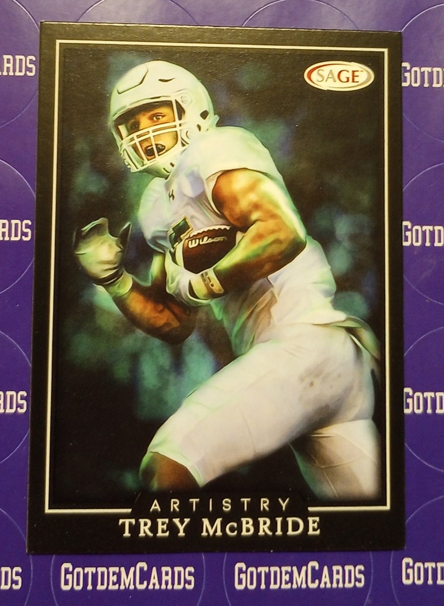 2022 SAGE  Artistry Series Trey McBride RC #ColoradoState #ArizonaCardinals 

$1 OBO 

#football #footballcards #NFL
@HobbyRetweet_ #Thehobby
#sportscards #sportscardsforsale
@JakeMc945 @Nolacardtweets @ILOVECOLLECTIN1 @sports_sell  @84baseballcards @timscards1 @TheHobby247…