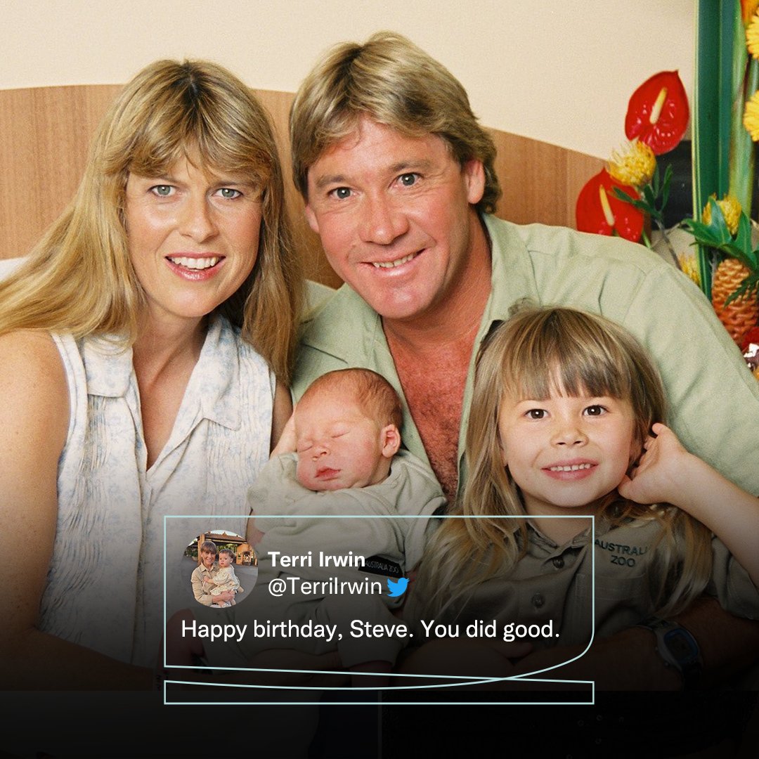 I m not crying. You re crying! Happy birthday to thee OG Crocodile Hunter, Steve Irwin. 