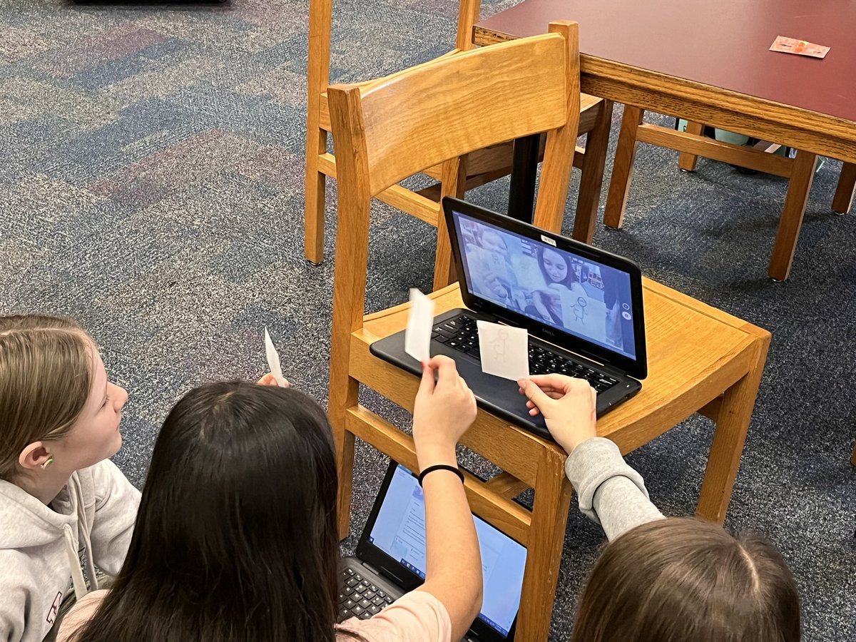 SachelleD's tweet photo. @TeacherLeader22 and I finished up our paper slide project with 6th grade science!! There were some pretty cool projects recorded with @MicrosoftFlip #onslowdlt #avidtudesw #edtech #flipforall https://t.co/WS0jH6AP1h