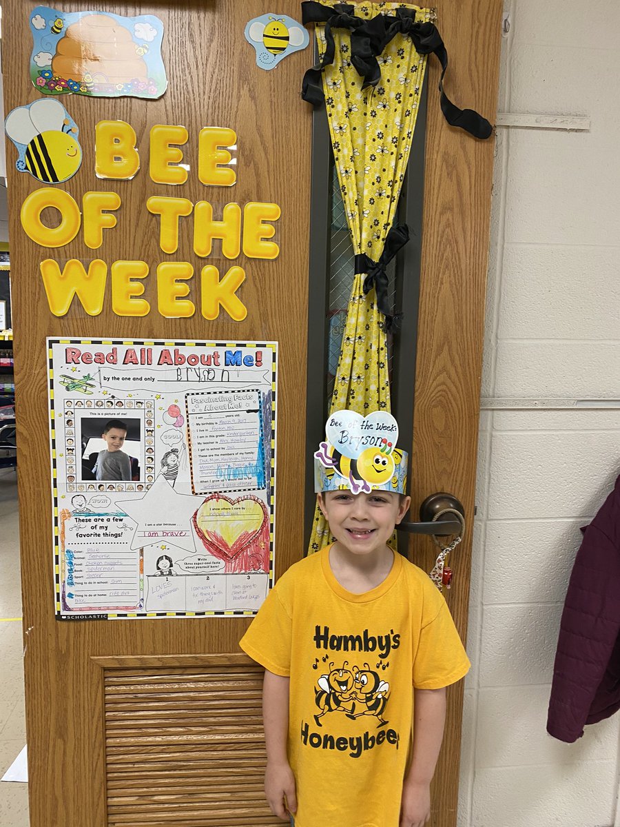 hadohamby's tweet photo. Bee of the Week is Bryson. Bryson loves riding his dirt bike and fixing things with his dad. When he grows up, he wants to be a police officer or a firefighter. https://t.co/y4JSpOKnaL