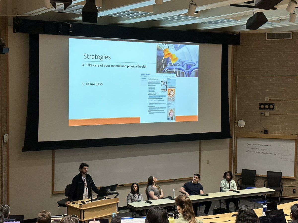 melsulistio's tweet photo. There is #HumanityInMedicine in #MedEd & here’s a great example- MS4s helping MS3s prep for 4th year & sharing their wisdom. Taking the time to help their colleagues- that’s compassion we all need to show one another. 
#HumanityFirst @BlakeRBarker @AngelaMihalic @PrestonWilesMD @NesbittShawna
