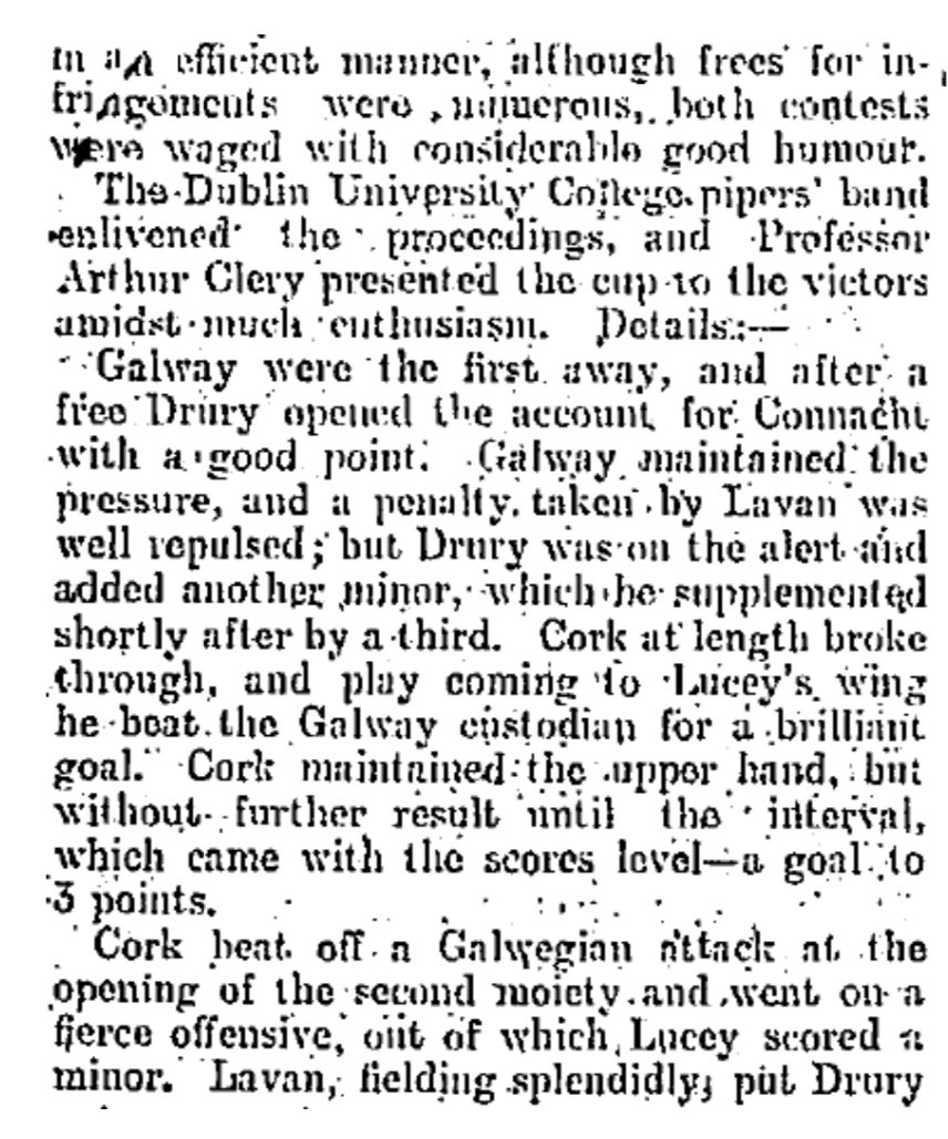 Cork Hurling History 🔴⚪️ on Twitter "On this day in 1920 great rivals