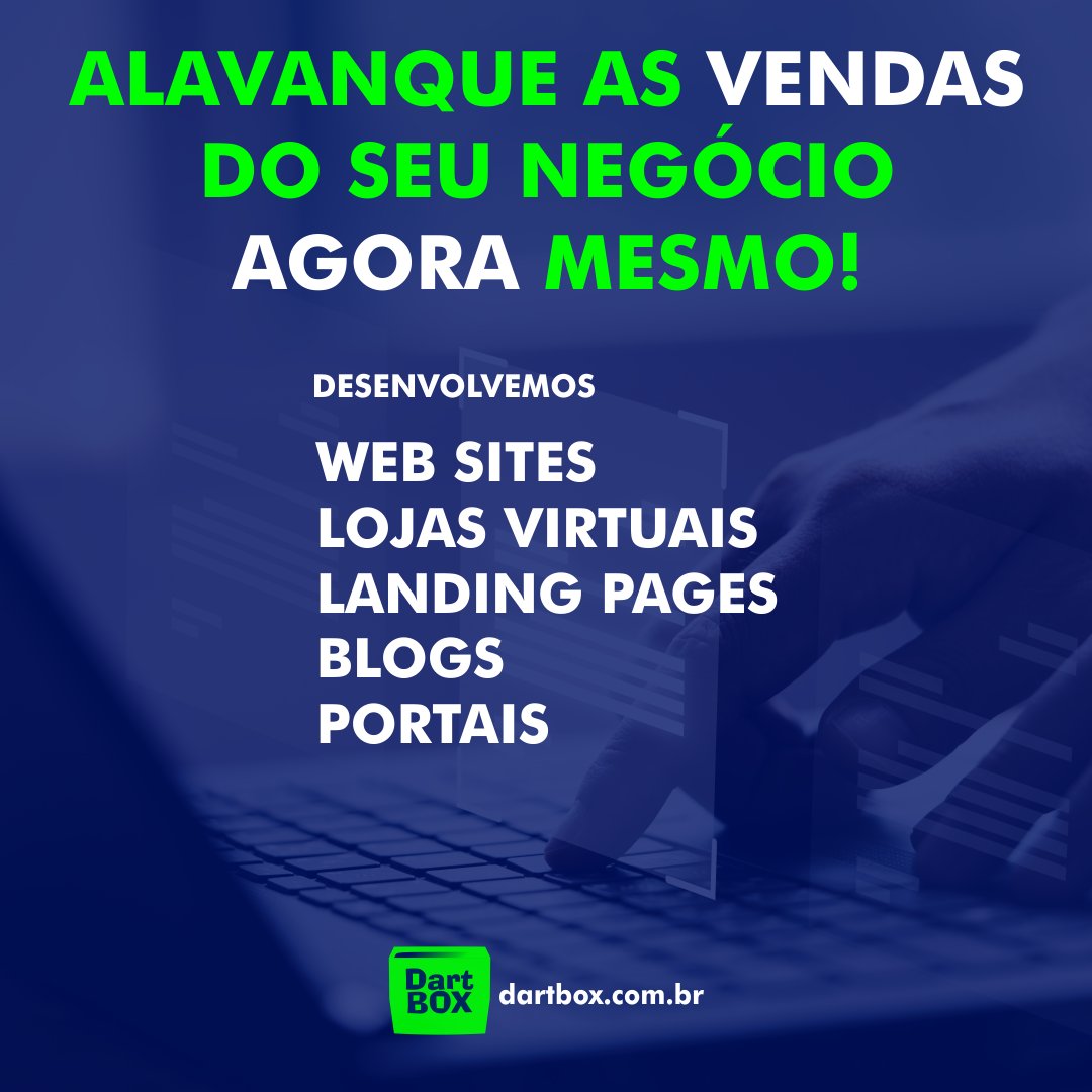 dartbox's tweet image. Alavanque as vendas do seu negócio agora mesmo! 🚀
Quer aumentar satisfatoriamente as vendas do seu negócio? Nós podemos ajudar!

#marketingdigital #negóciosonline #lojavirtual #website #landingpage #blog #portais #presençaonline #aumentodevendas #sucesso