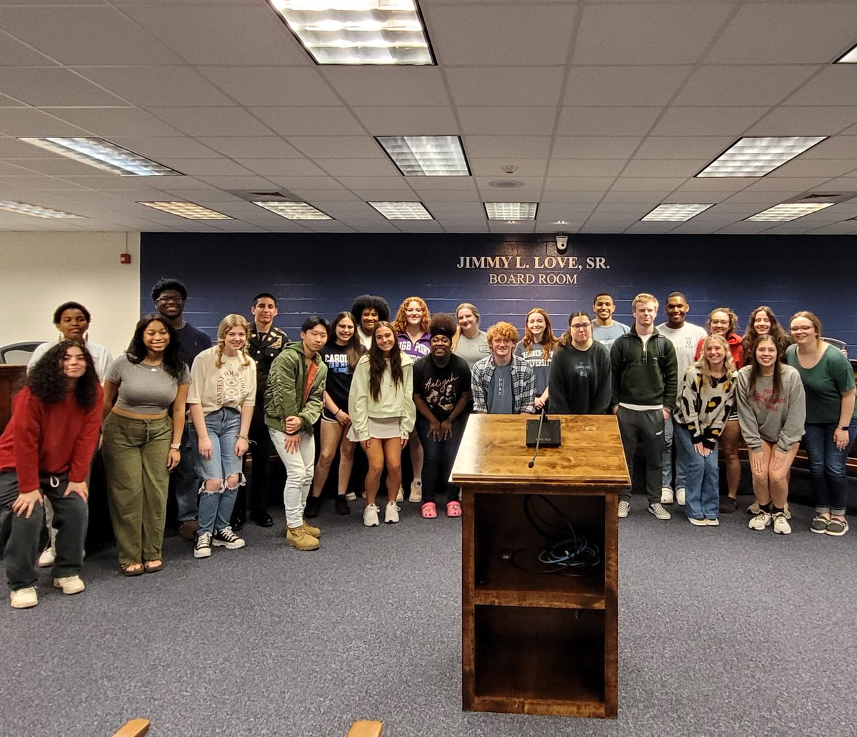 Truly appreciate meeting with the Superintendent's Student Advisory Team <a href="/LeeCountyHigh/">Lee County High School</a> today! Great feedback and suggestions! <a href="/leecoschoolsnc/">Lee County Schools</a> <a href="/LCHS_Principal/">Betsy Bridges</a>