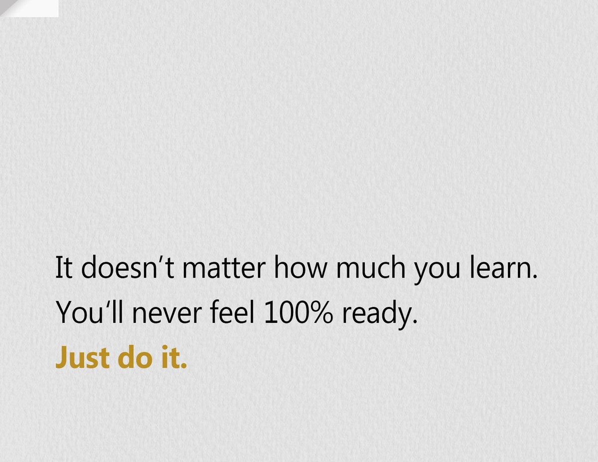 SatyenKumar's tweet photo. Just Do it! ❤️️ 👇 https://t.co/l7Be6kUQHk