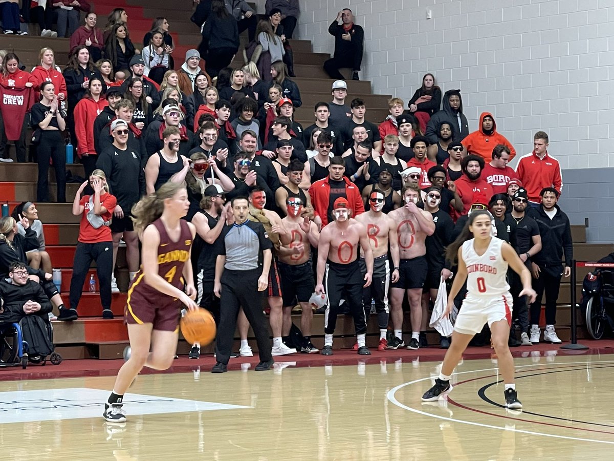 I don’t know if I’ve ever seen a student section like this among the local colleges but they are loud and in this game. This is great. <a href="/BoroAthletics/">Edinboro Athletics</a> <a href="/EdinboroFB/">Edinboro Football</a> <a href="/PennWedinboro/">PennWest Edinboro</a>