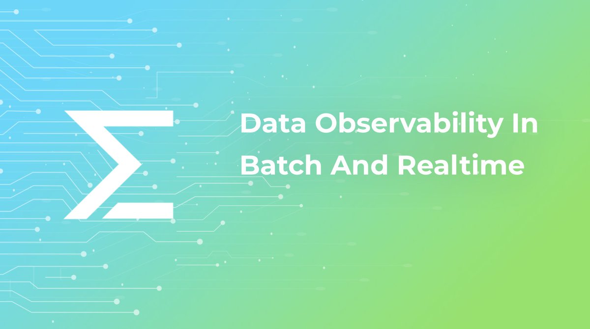 With the surge in #datastreaming & #realtimedataprocessing over traditional #batchdataprocessing methods, check out our post that discusses various methods of #dataprocessing,#dataarchitectures, & the role of #dataobservability in the larger context.
telm.ai/blog/data-obse…