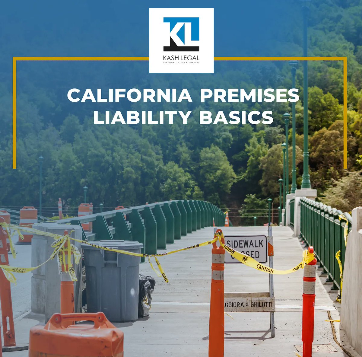Knowing the basics of the premises liability laws here in California can help you determine whether you have a valid claim and what your rights are in the event of an accident. 
➡️ Here's what you should know: buff.ly/3YQMykc 

#PremisesLiability #CaliforniaLaw