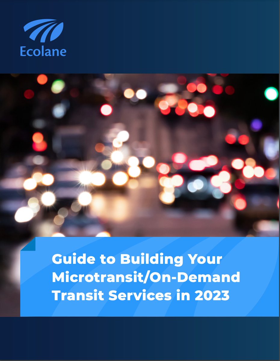 Ecolane's tweet image. Know your riders 🚌 before you implement microtransit! Demographic details and questions can shape your plans: #TransportationSoftware #FutureOfMobility