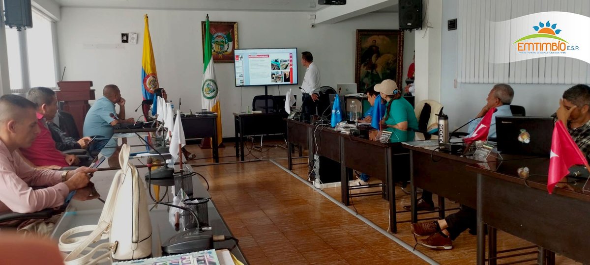 emtimbio's tweet photo. #Gerencia | EMTIMBÍO ESP, por medio del Gerente General Fernando Ante, expuso al Concejo Municipal de Timbío el 20 de febrero, los avances en acueducto, aseo, alcantarillado y causas de mantenimiento en Bocatoma.
#SomosEMTIMBÍO y #SeguimosTrabajandoPorTi 
#EcoCientízate #PUEAA https://t.co/rDaz7s80l8