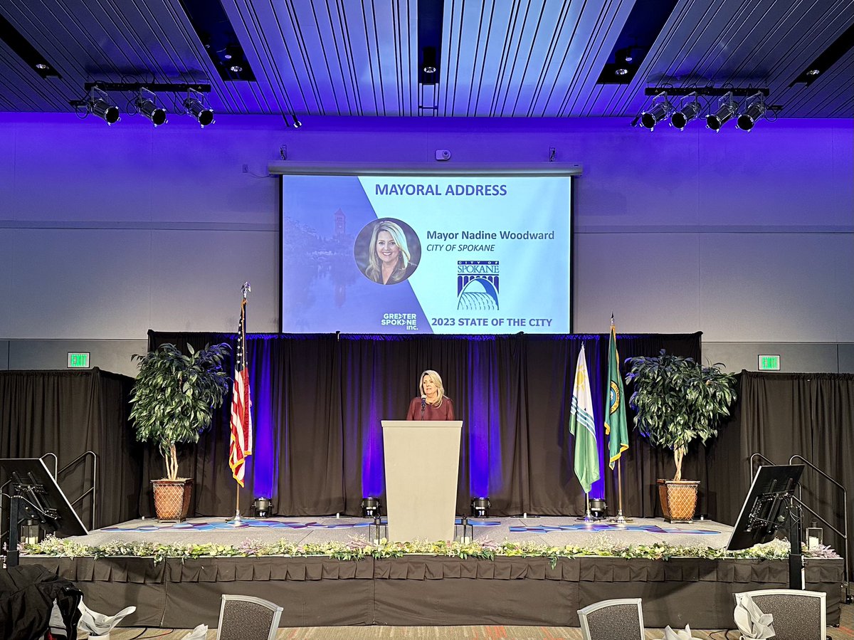 City of Spokane on Twitter "Mayor Woodward will give her annual State