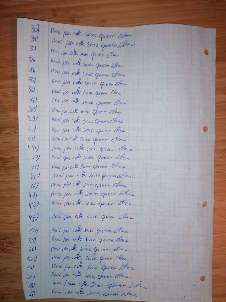 dogdequeenelena's tweet photo. Ce soir @tonperemaputain m'a interdis de dormir
Je vais devoir faire des gages toute la nuit pour rester éveillé
Voici le 1er défi
114 lignes en 1h https://t.co/1x4XljaDYX