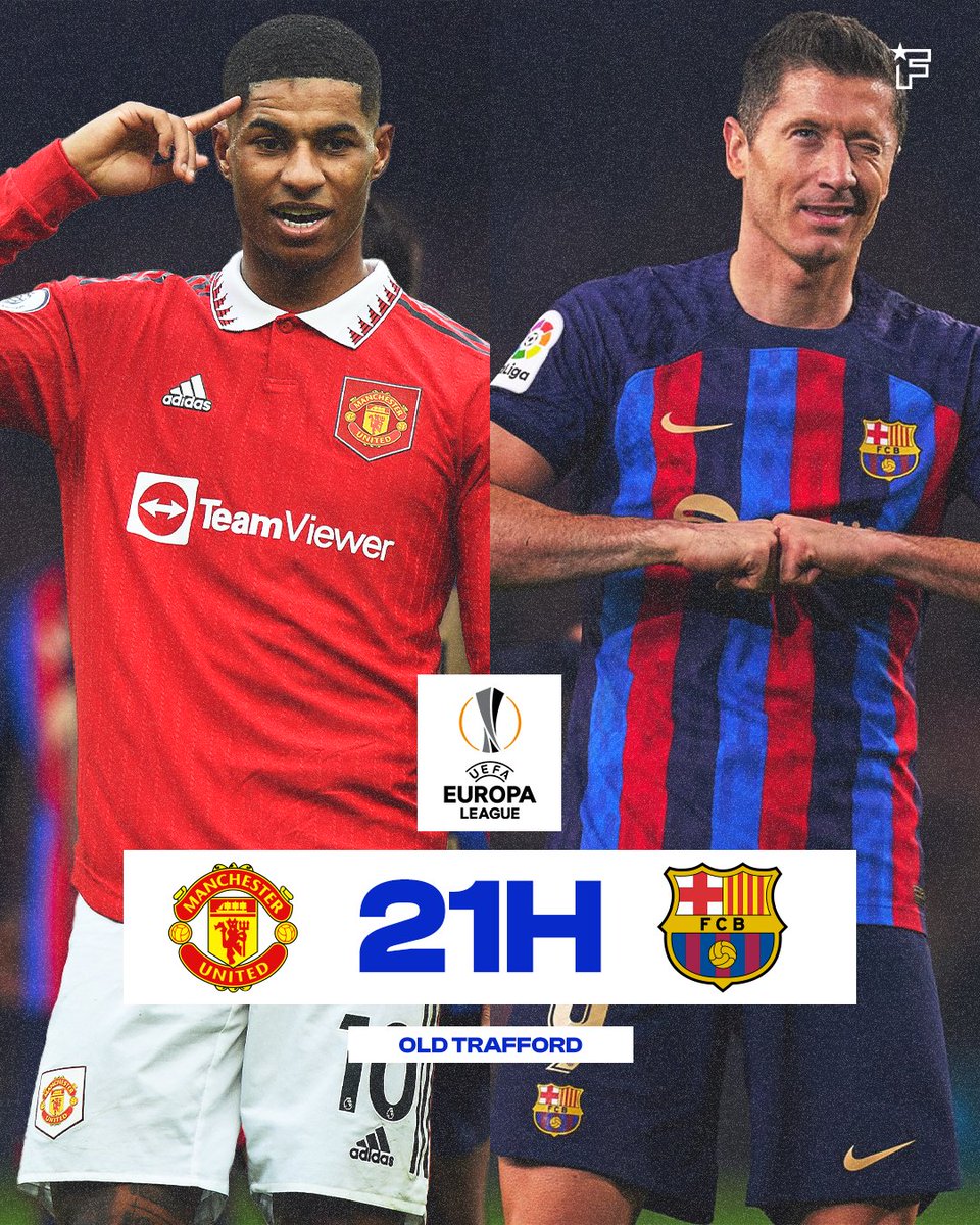 Le choc du jour : <a href="/ManUtd/">Manchester United</a> 🆚 <a href="/FCBarcelona/">FC Barcelona</a> ! 🔥

Qui va se qualifier selon toi ? 🤔

#MUNFCB #ManUnitedBarça #UEL #EuropaLeague