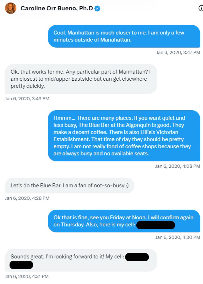 ReignOfApril's tweet photo. I haven’t been following this at all, but insinuating that a Black Man wanted to meet you, a white woman, at a bar for something other than coffee is NASTY work. Especially when you don’t post the whole exchange and have “fighting disinformation” in your bio. Context matters. https://t.co/qmZLmXa6hF
