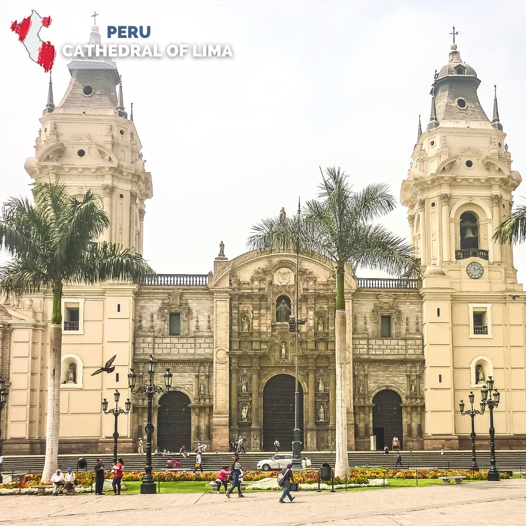 𝐂𝐚𝐭𝐡𝐞𝐝𝐫𝐚𝐥 𝐨𝐟 𝐋𝐢𝐦𝐚 is a magnificent Roman Catholic cathedral located in the city of Lima, Peru.
#ilovemissiontraveltours #mymtttrip #perutravel #peru #per #travel #visitperu #cusco #igersperu #beautifuldestinations #limaperu #perutrip #igerscusco #cathedraloflima