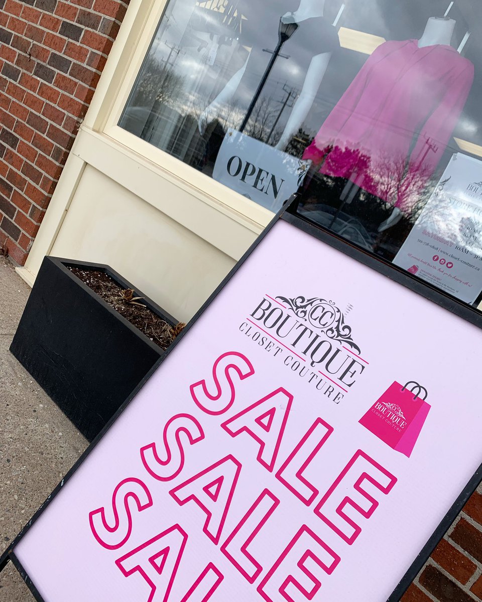 ClosetCoutureNV's tweet photo. Don’t forget, our Winter Blowout is ON NOW! Shop with us at this week at 415 Fairview Drive, Tues-Fri 10am-5pm, Sat 10am-3pm. See you this week for great deals!

#ShopSaveSupport #CCBStyle #ShopBrantford #NovaVita https://t.co/HizFgSVr8a