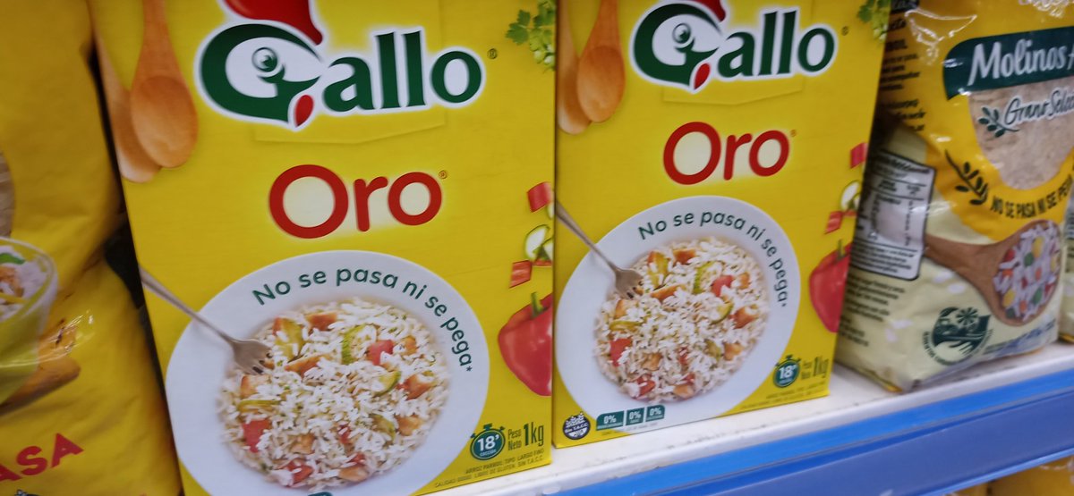 elpietrobrc's tweet photo. Por culpa de la gente fea que no sabe cocinar arroz están las góndolas sobrepobladas de "no se pasa ni se pega", espero que estén felices de haber roto el arroz. https://t.co/hignQ4gdm7