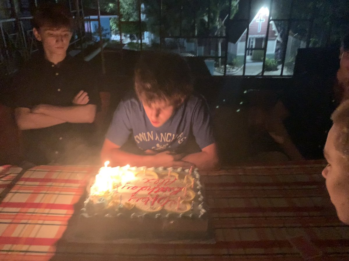 Regis_Service's tweet photo. Day 3: (part 2) After lunch we finished up our work and had some fun singing songs and playing soccer (football) with the residents of Jerusalem @MustardSeedComm. We had a lovely dinner out then celebrated Alex’s Birthday! https://t.co/eHP6MQgaOm