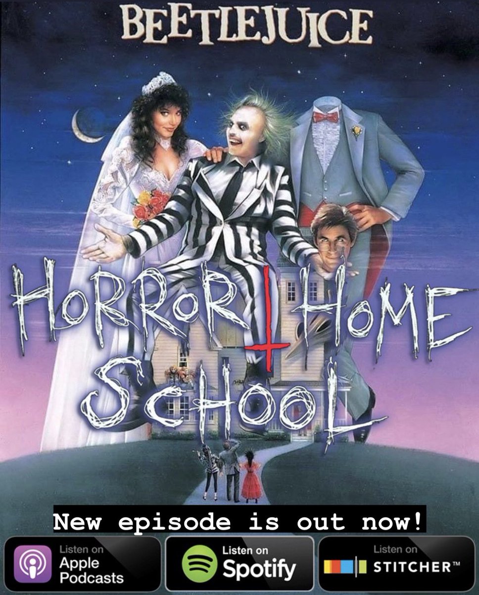 EPISODE 39 OUT NOW #beetlejuice #podcast horrorhomeschool.com