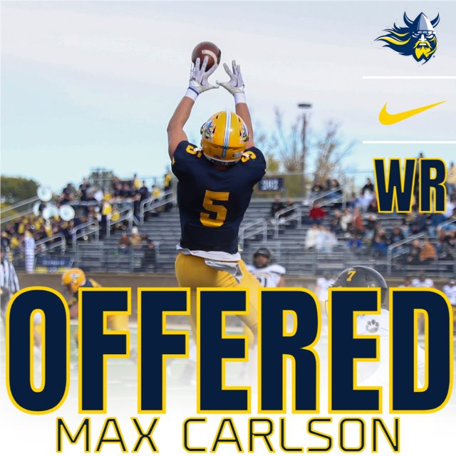 _maxcarlson_'s tweet photo. After an amazing call with @CoachOJ_ I’m extremely grateful to announce I’ve received my first offer from Augustana University! #betherock  @CoachCBrink https://t.co/fMEwQRKC4A