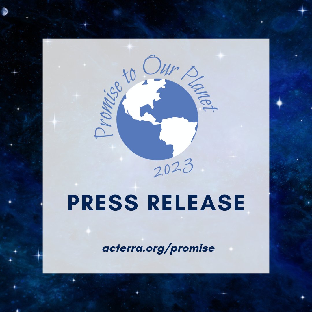 planetacterra's tweet photo. Exciting news! Promise to Our Planet speakers & award winners announced for Acterra's virtual event celebrating progress in climate action. Check out the press release for more info: https://t.co/Cr5VUJuETW
#Acterra #ClimateAction #Sustainability https://t.co/0QcuBkNkBE